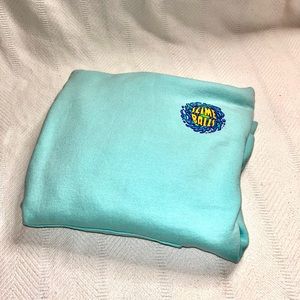 Mens small teal Slime Balls hoodie